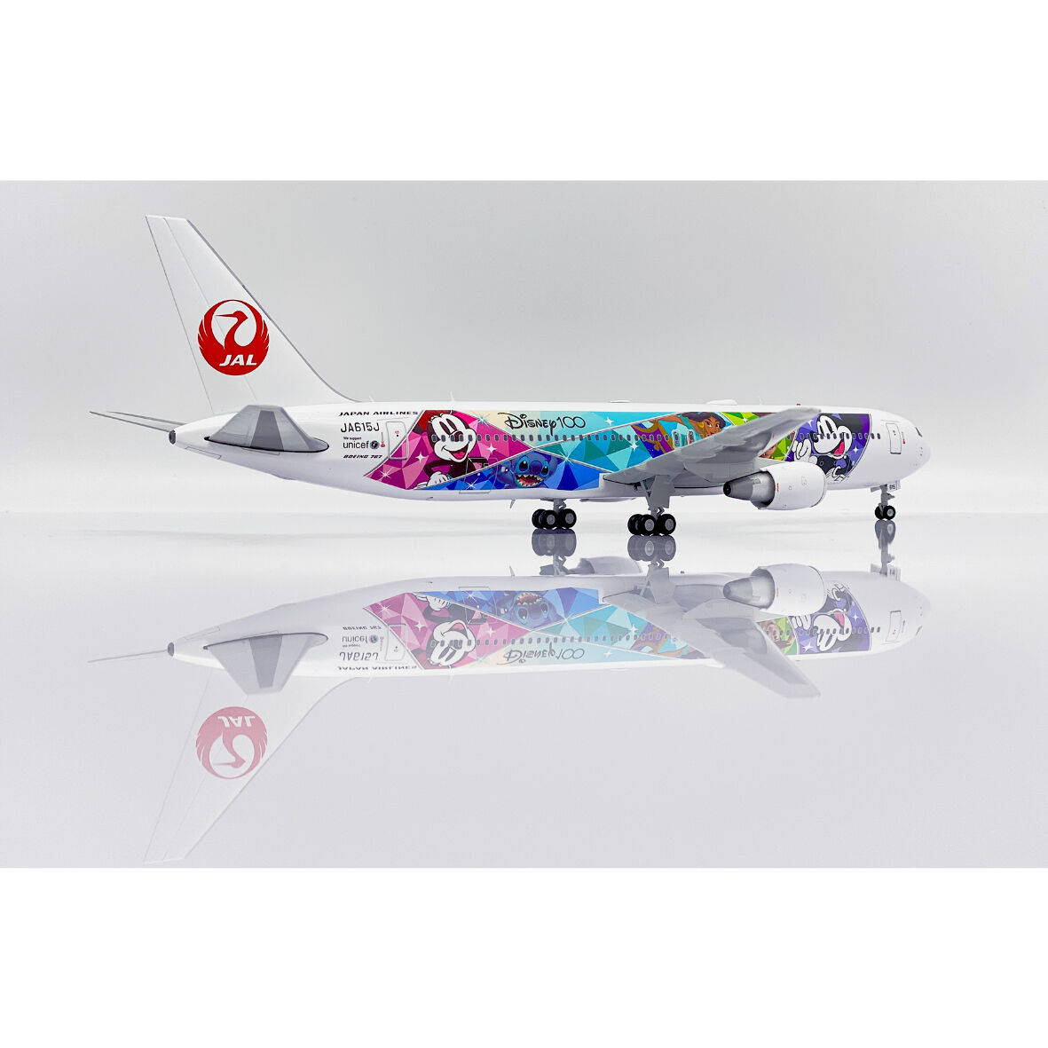 JAL B767-300ER ディズニー100周年 1/200 モデルプレーン original