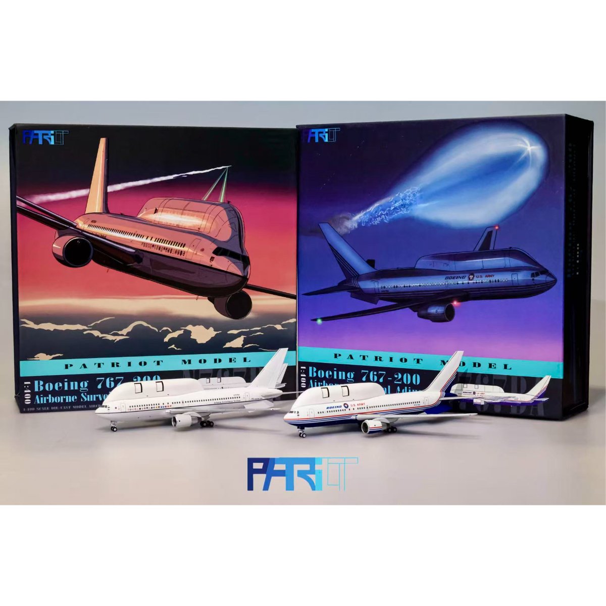 1/400 767-200 アメリカ陸軍（AST） N767BA (パッチ1枚とスタン