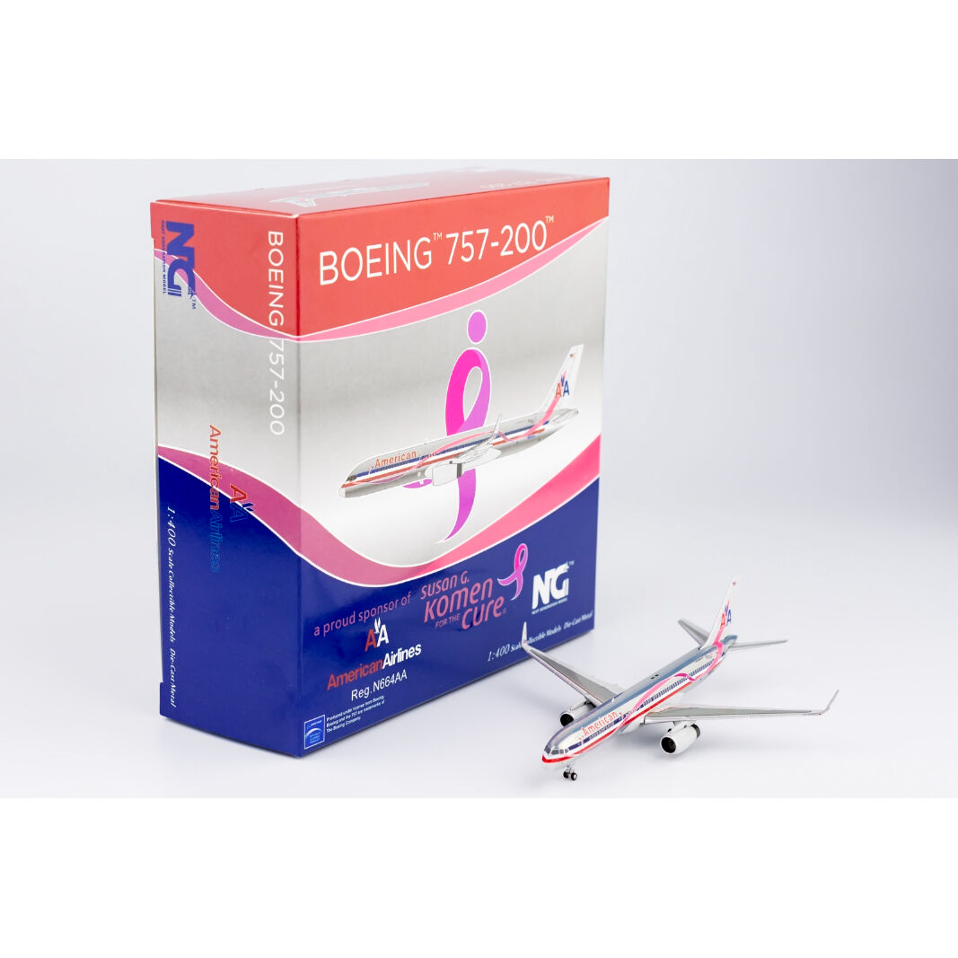 お取り寄せ商品】1/400 757-200/w アメリカン航空 N664AA
