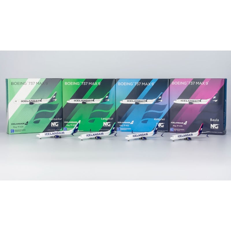 お取り寄せ商品】1/400 737 MAX 9 アイスランド航空「グリーン尾翼-L