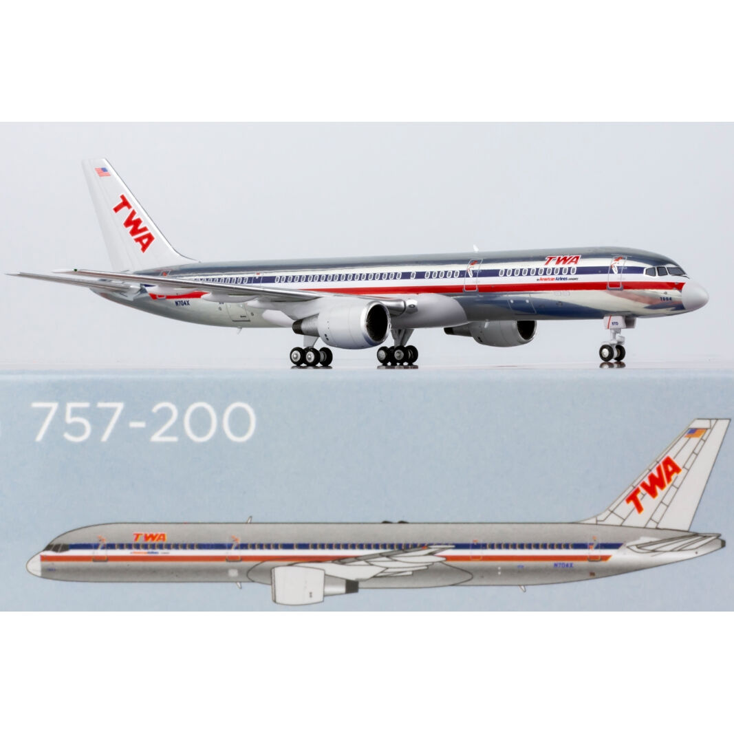 お取り寄せ商品】1/400 757-200 トランス・ワールド航空（アメリカン