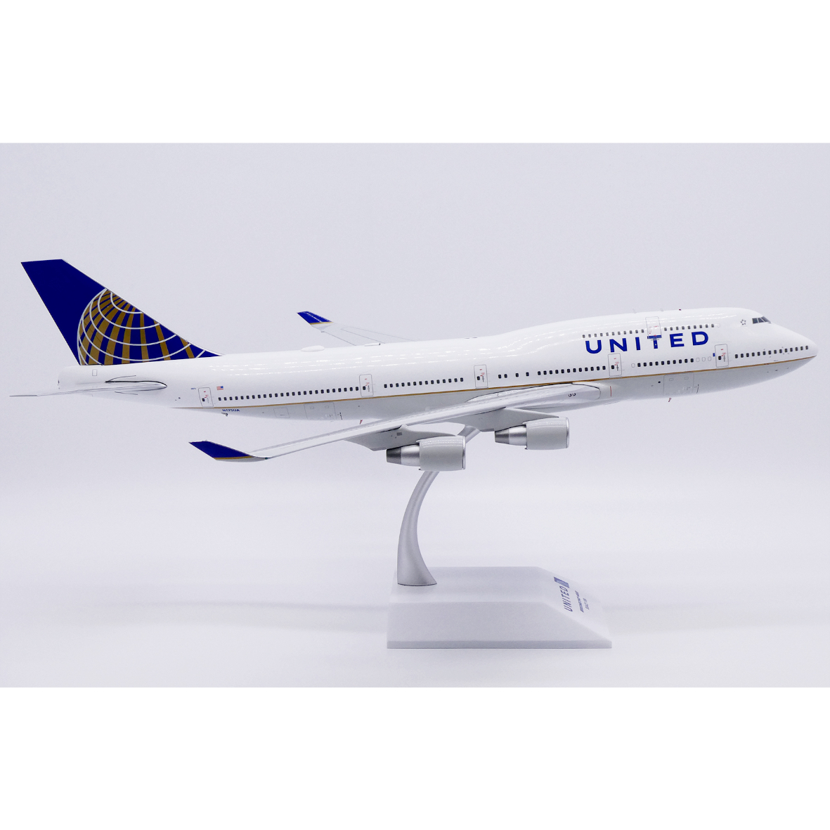 お取り寄せ商品】1/200 747-400 ユナイテッド航空 N