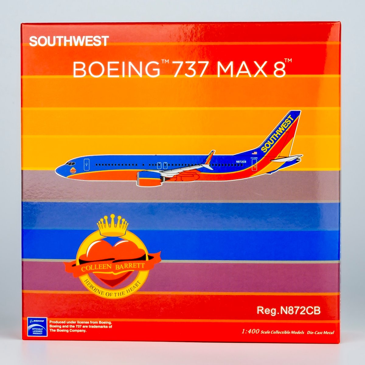 サウスウエスト航空 737MAX8 N871HK 1/400 お取り寄せ商品】1/400 737 MAX 8 サウスウェスト航空[fantasy