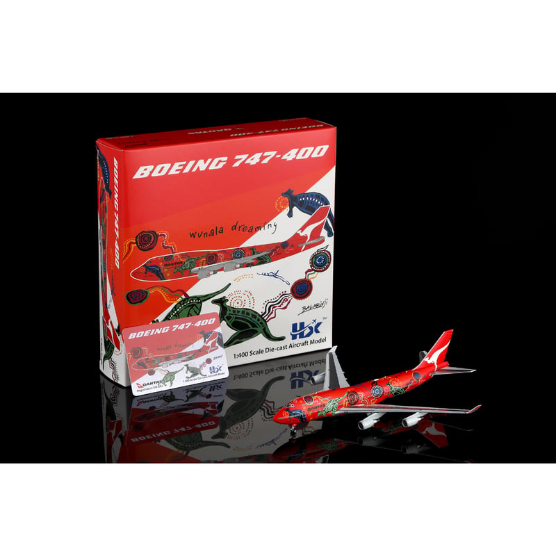 お取り寄せ商品】1/400 747-400 カンタス航空「Wunala Dreaming