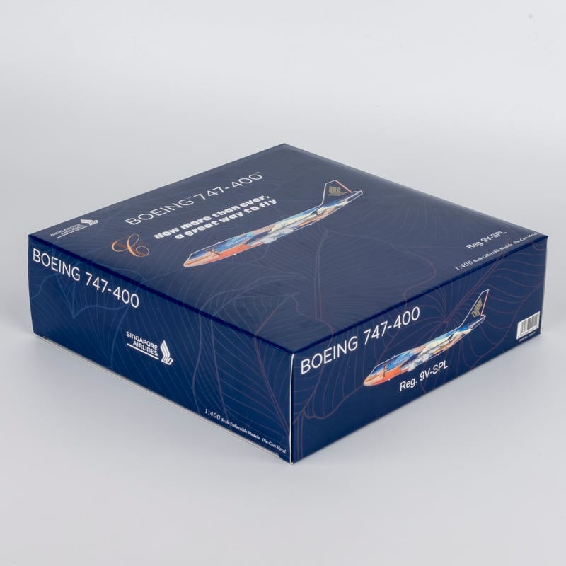 お取り寄せ商品】1/400 747-400 シンガポール航空「Tropical特別塗装機