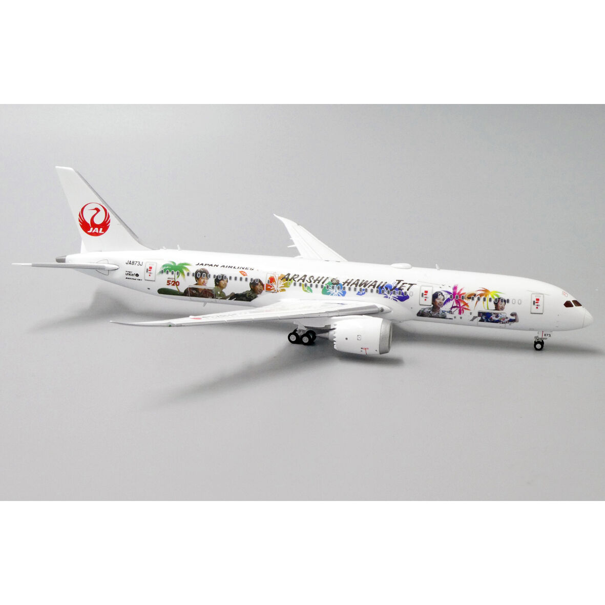 【非売品・新商品情報】1/400 B787-9 JAL ハワイ「嵐ジェット 