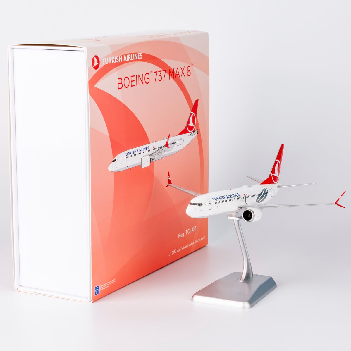 お取り寄せ商品】1/200 737 MAX 8 ターキッシュ・エアラインズ TC-LC
