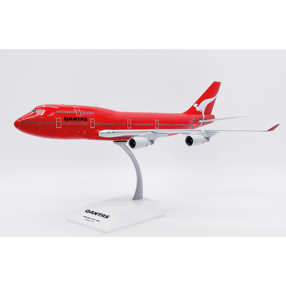 カンタス QANTAS B 747-400 1/200 ラストフライト26 お取り寄せ商品】1/200 747-400 カンタス航空 「All Red」 VH-
