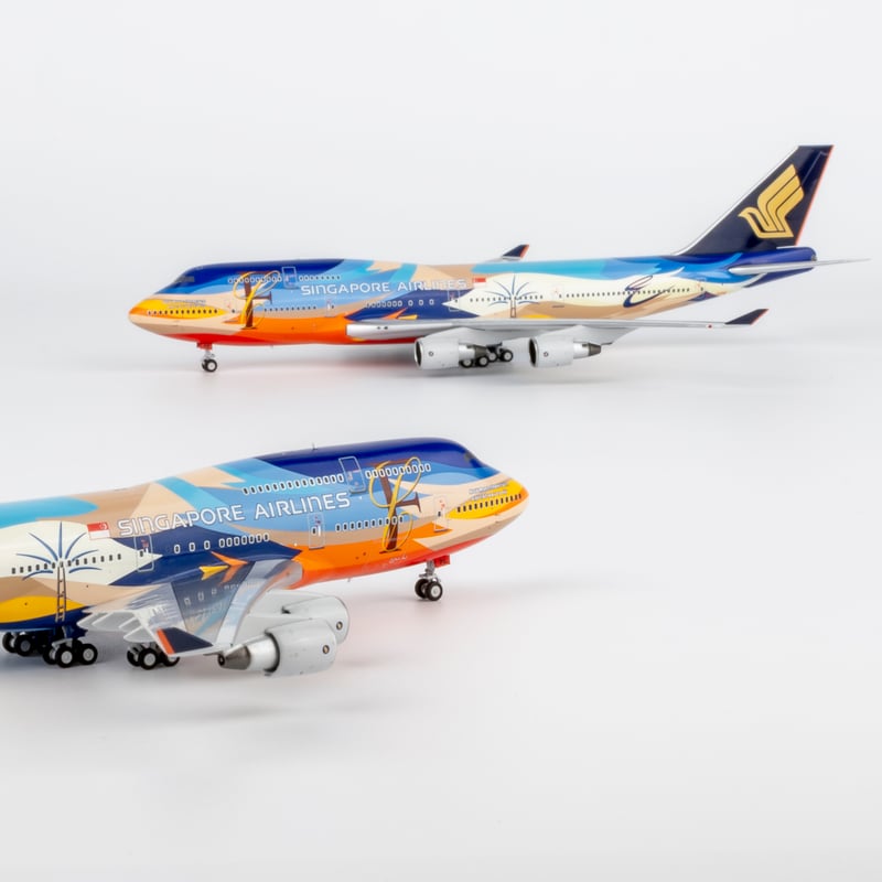 お取り寄せ商品】1/400 747-400 シンガポール航空「Tropical特別塗装機