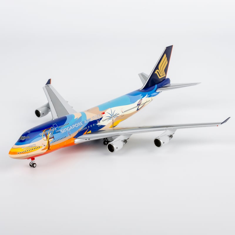 お取り寄せ商品】1/400 747-400 シンガポール航空「Tropical特別塗装機