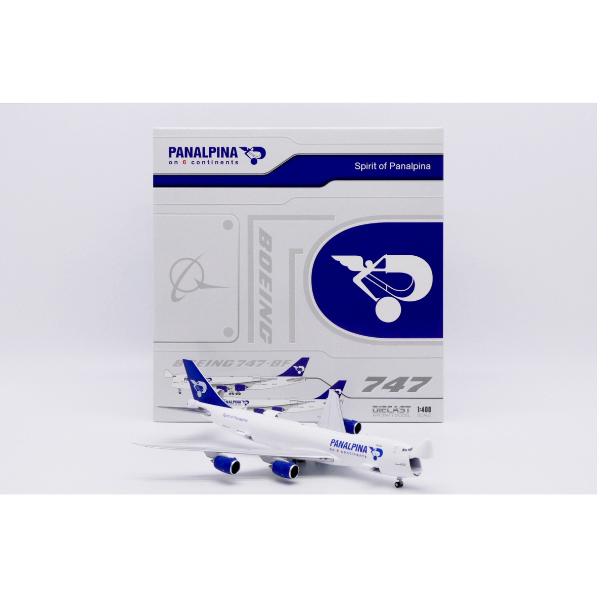 1/400 747-8F パナルピナ N850GT 貨物ドア開閉選択式 | ひこーき