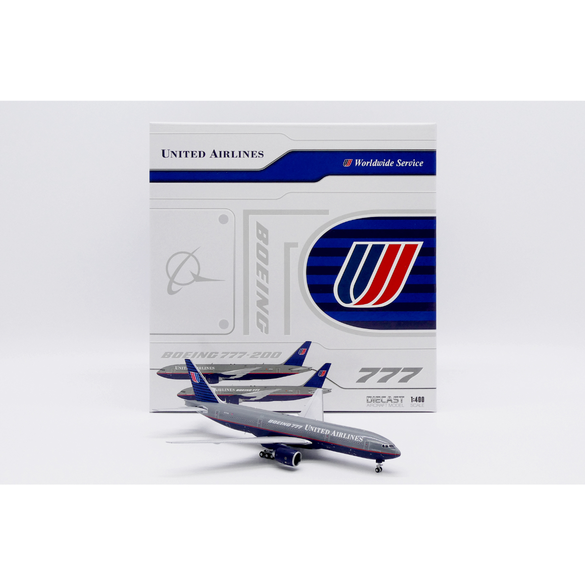 お取り寄せ商品】1/400 777-200 ユナイテッド航空 N777UA | ひこーき
