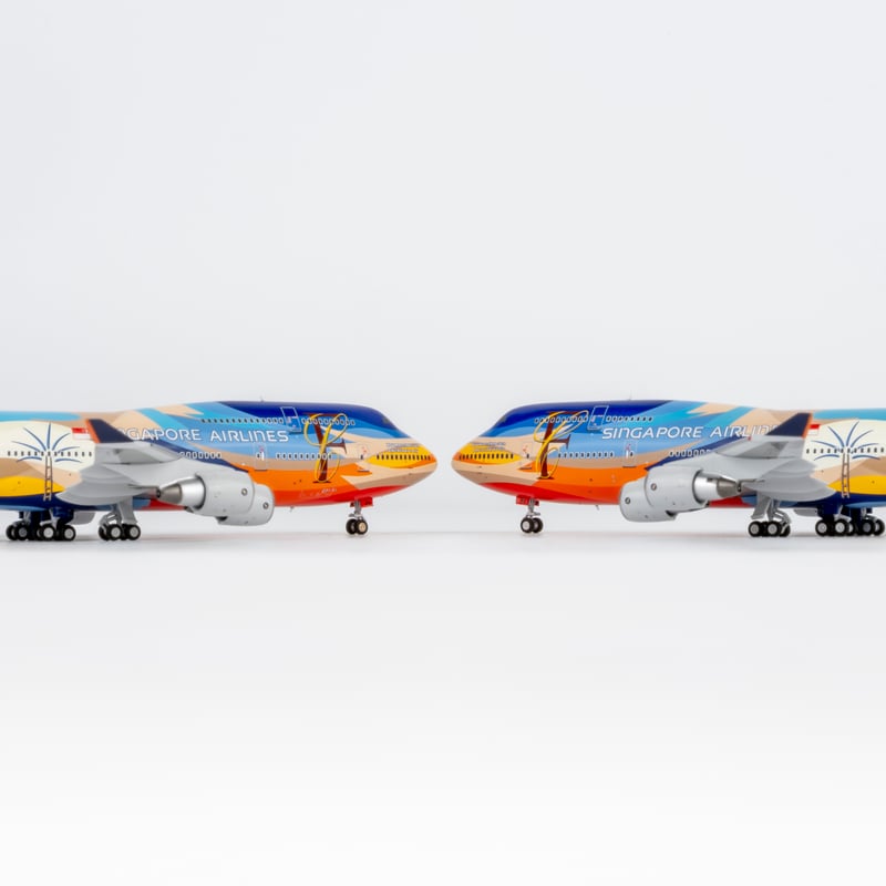 お取り寄せ商品】1/400 747-400 シンガポール航空「Tropical特別塗装機