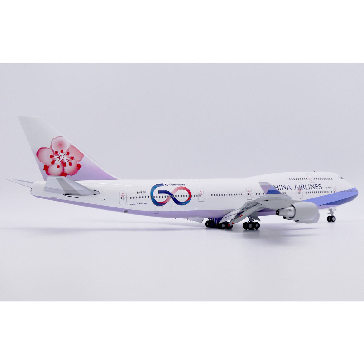 1/200 747-400 チャイナエアライン「創立60周年特別塗装機」