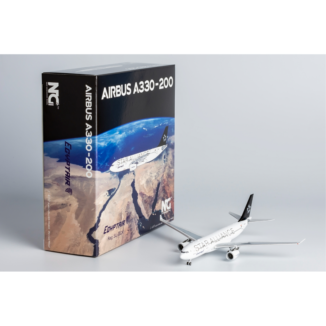 お取り寄せ商品】1/400 A330-200 エジプト航空「スターアライアン