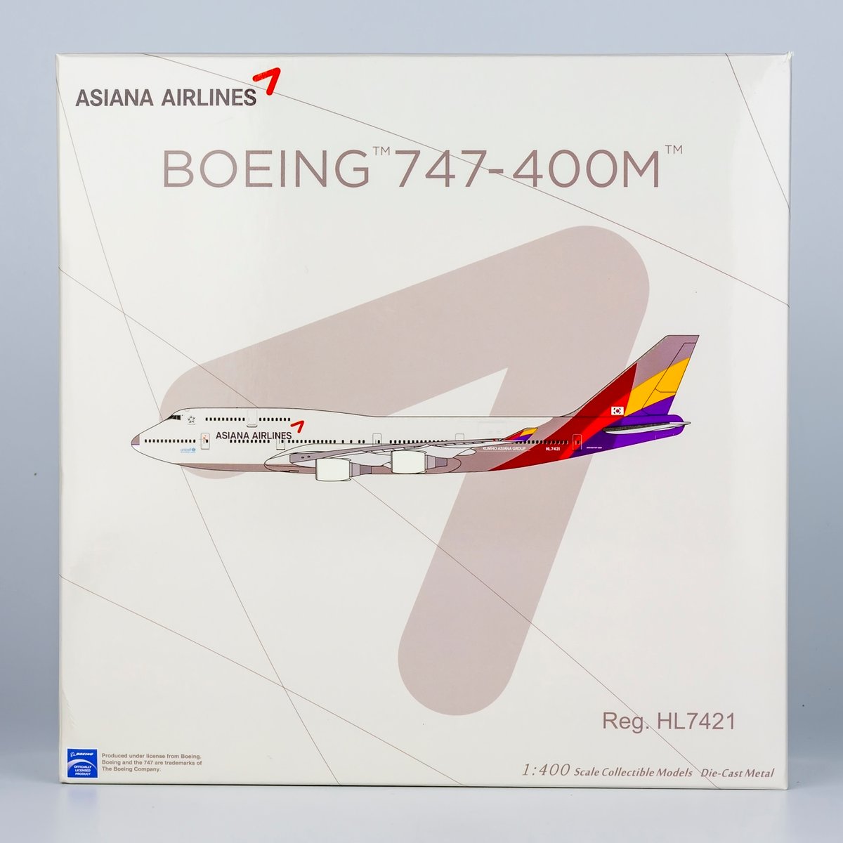 1/400 747-400(M) アシアナ航空 HL7421 | ひこーきちゃん