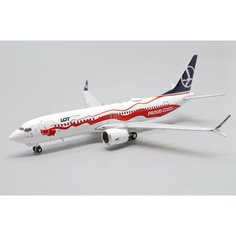 未使用 模型飛行機 ポーランド航空 限定版 ボーイング737-400 1