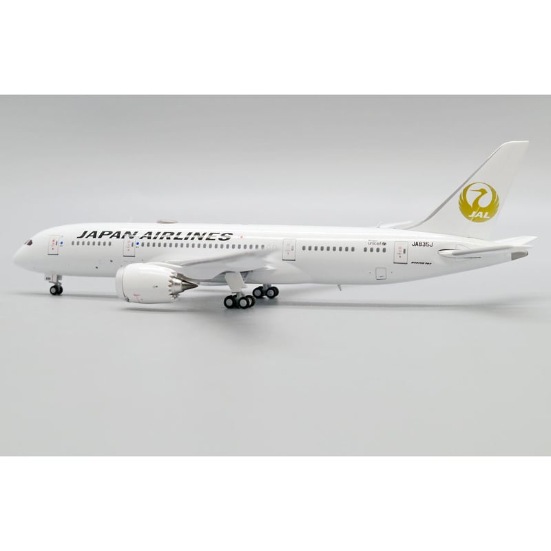 非売品・新商品情報】1/400 787-8 JAL[金の鶴丸ロゴ] JA835J |...