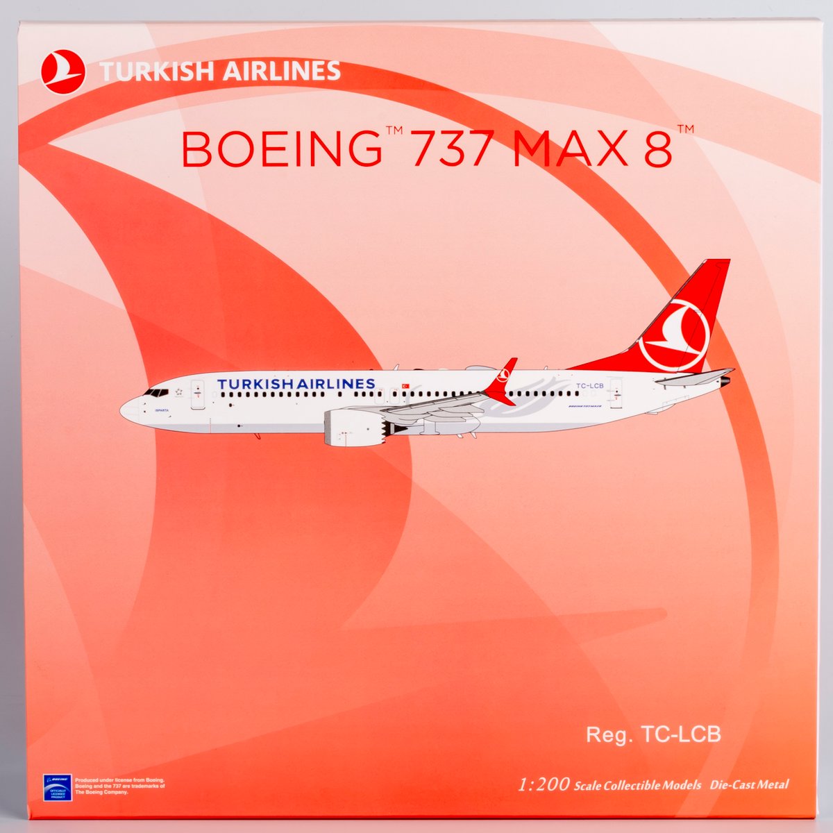 お取り寄せ商品】1/200 737 MAX 8 ターキッシュ・エアラインズ TC-LC