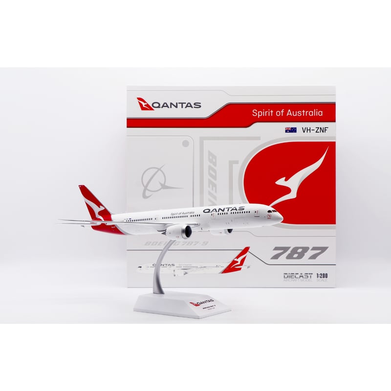 限時セール】【お取り寄せ商品】1/200 787-9 カンタス航空 VH-ZNF |