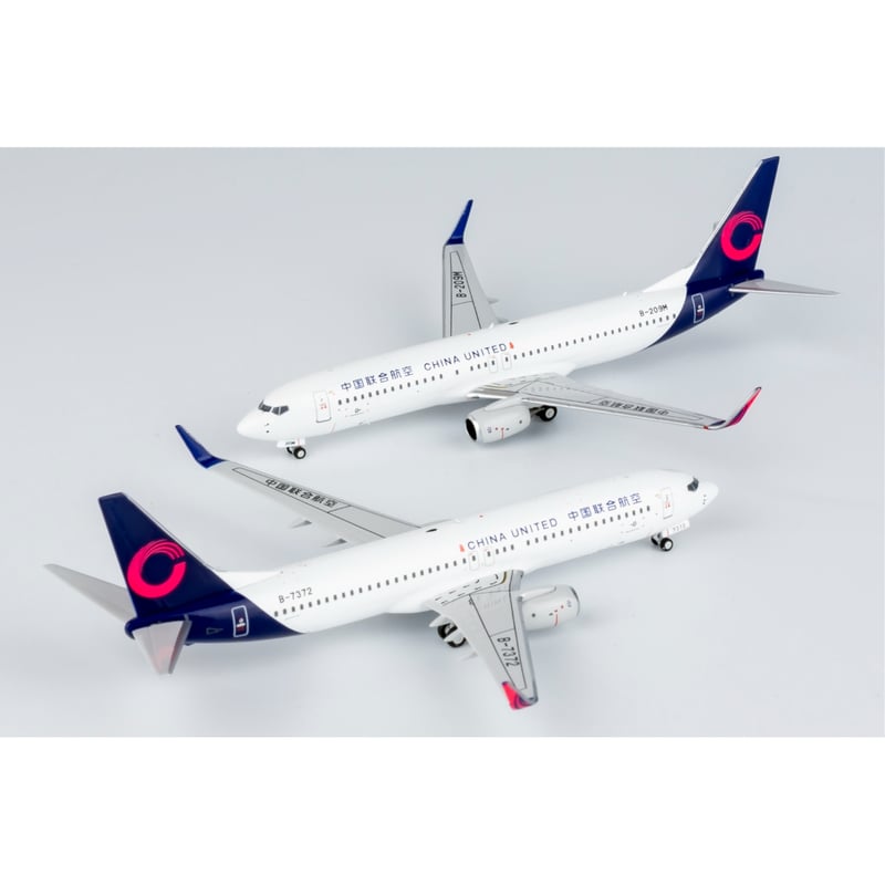 航空機　旅客機　部品　737 800 400 お取り寄せ商品】1/400 737-800/w 中国聯合航空「新塗装」 B-209M
