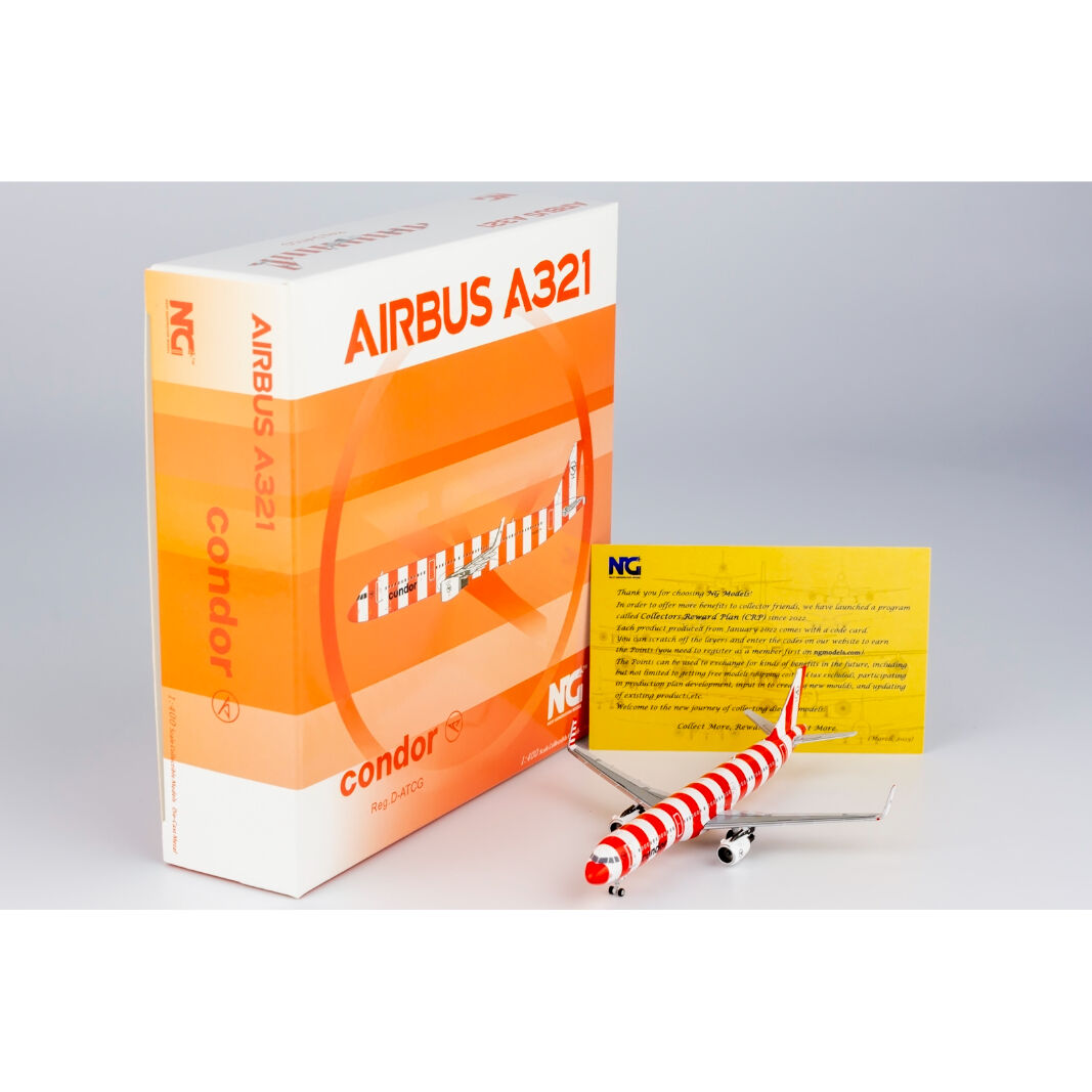 お取り寄せ商品】1/400 A321-200/w コンドル「レッド」 D-ATC