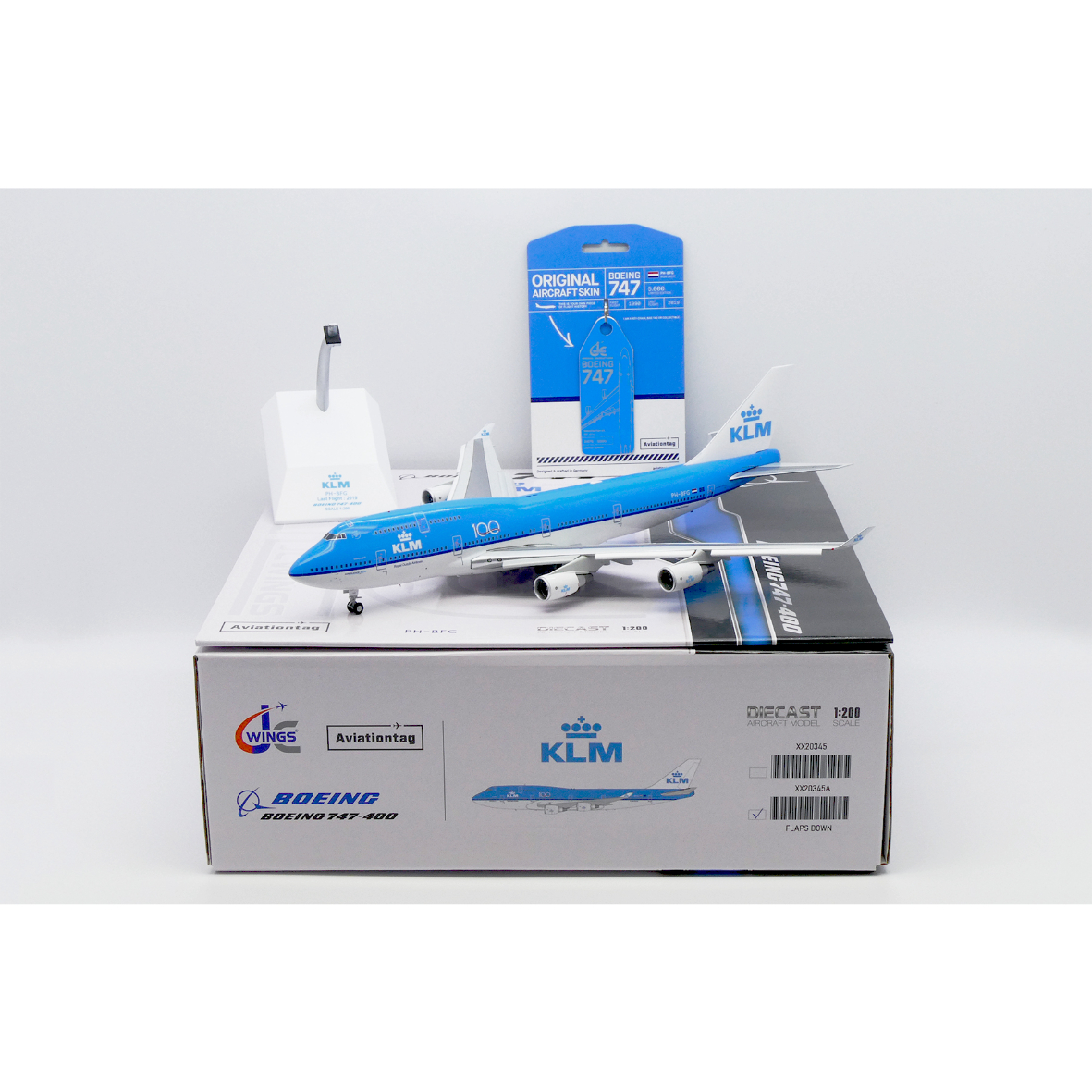 1/200 747-400 KLMオランダ航空 1/200 747-400 KLMオランダ航空 PH-BFG Flap Down