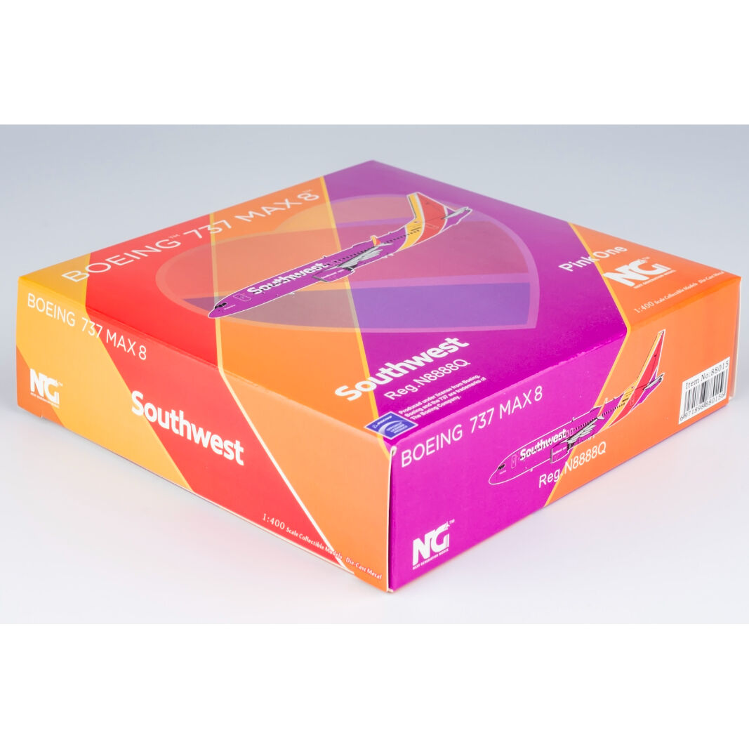 まとめて安く♡ 海外　ヴィンテージ ブロック　チケット　８束ジャンクジャーナル お取り寄せ商品】1/400 737 MAX 8 サウスウェスト航空[fantasy