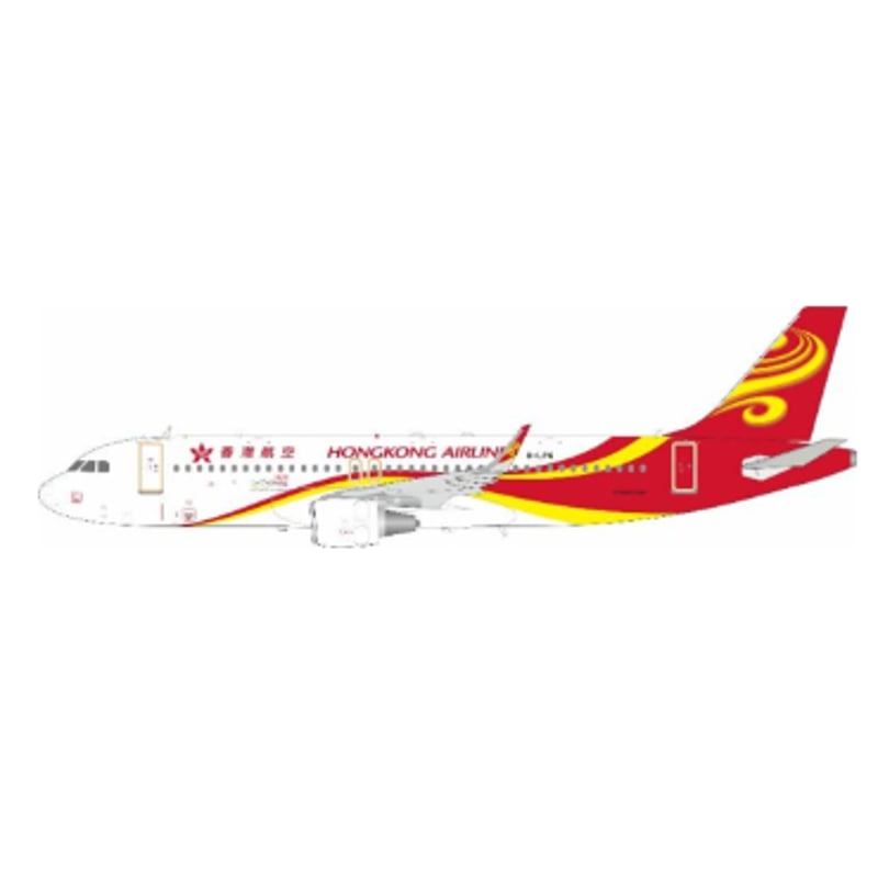 香港航空 A320 1/200 箱に少し傷あり