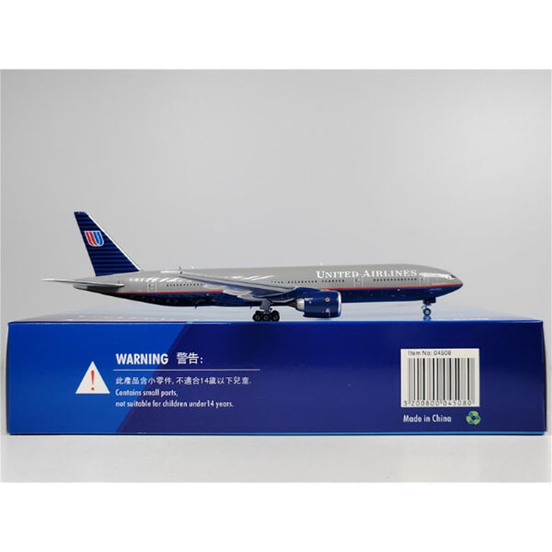 お取り寄せ商品】1/400 777-200 ユナイテッド航空 N77