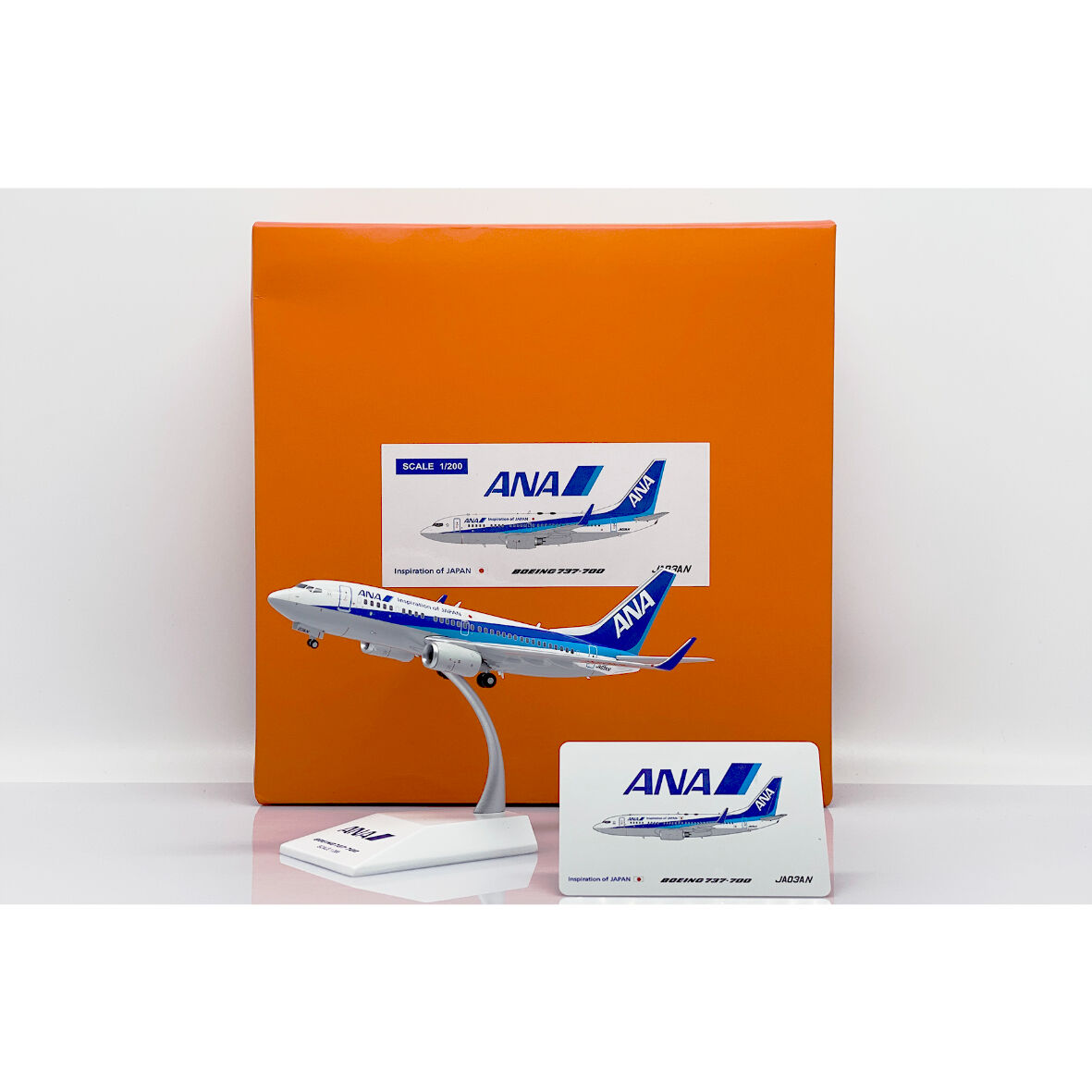 100％本物である商品 BOEING 737-700 ダイキャスト 1/200 ANA official