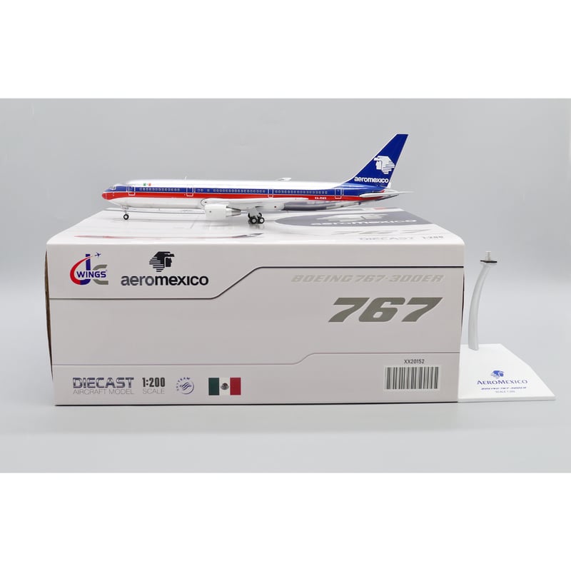お取り寄せ商品】1/200 767-300ER アエロメヒコ航空 XA-RWX
