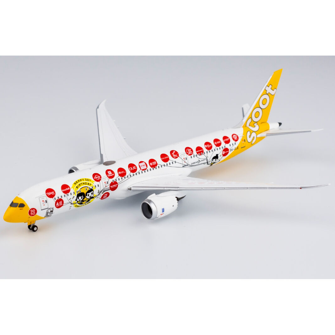 お取り寄せ商品】1/400 787-9 スクート「シンガポール建国50周年」 9V