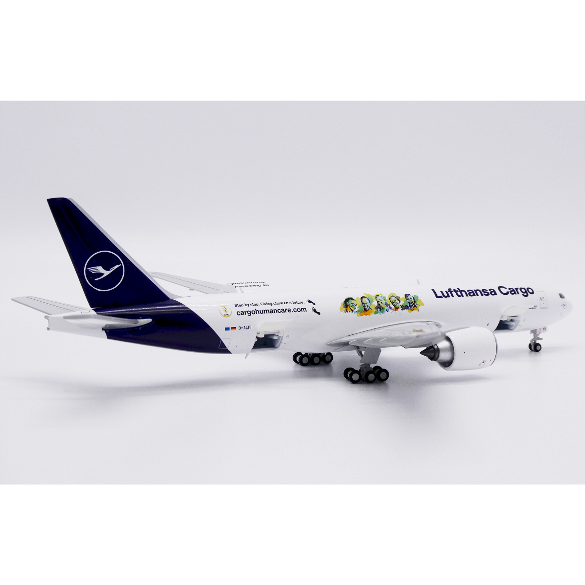 お取り寄せ商品】1/400 777F ルフトハンザ・カーゴ「cargohuman