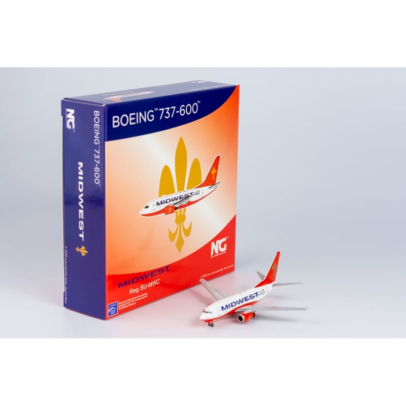 お取り寄せ商品】1/400 737-600 ミットウェスト・エアラインズ [Fl