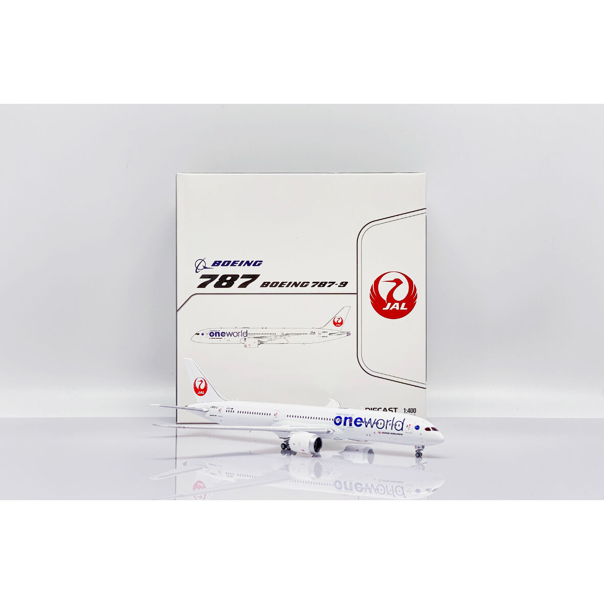 NG MODEL 1/400 JAL 787-9 JA861J 特別塗装機 非売品・新商品情報】1/400 787-9 JAL [ワンワールド塗装機] JA