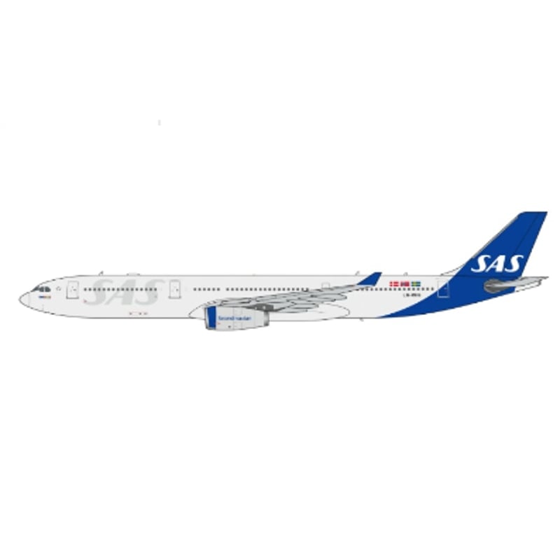 先割予約15％OFF】1/400 A330-300 スカンジナビア航空 LN-RK