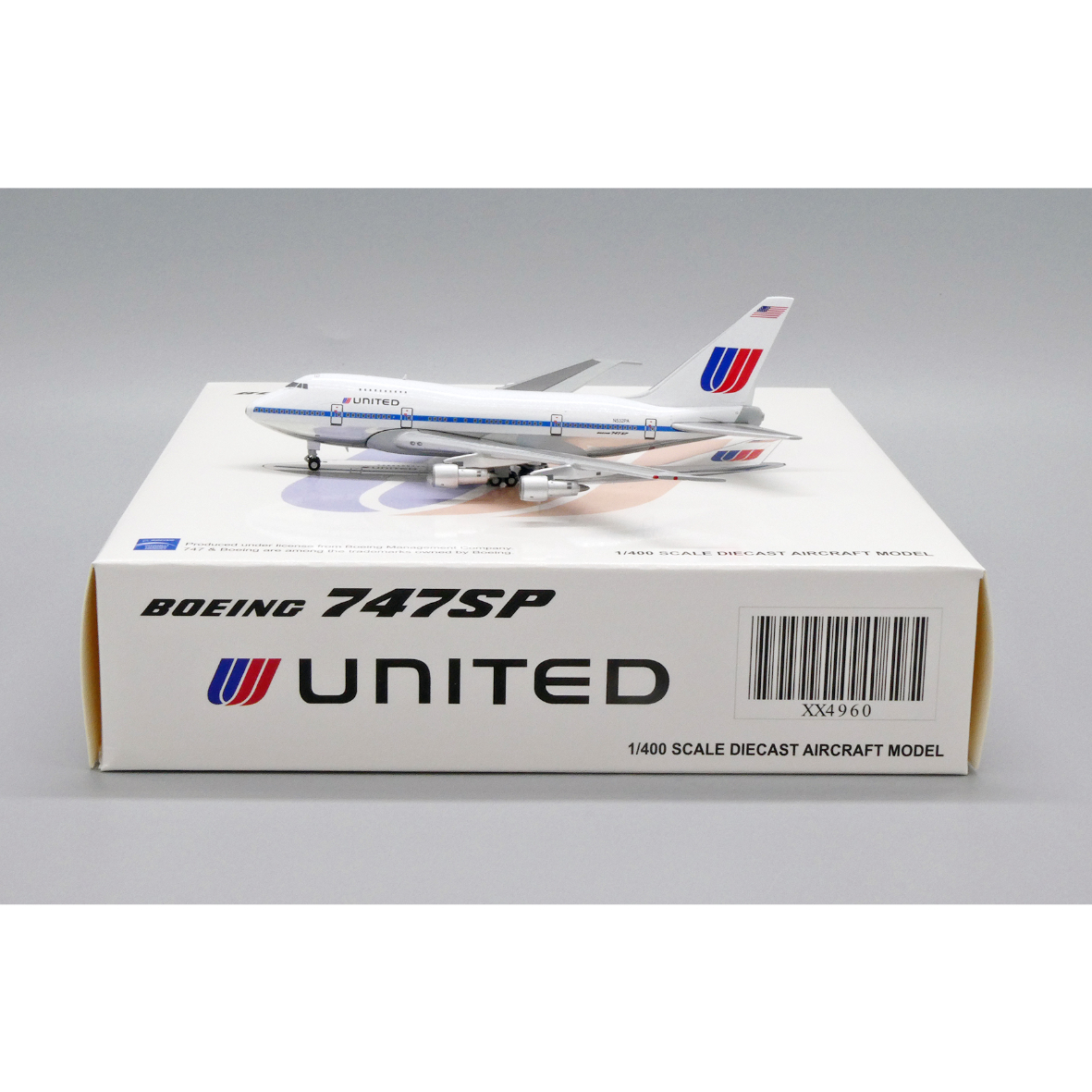 ユナイテッド航空 747SP N147UA 1/400 www.JetCollector.com: United Airlines Saul Bass livery