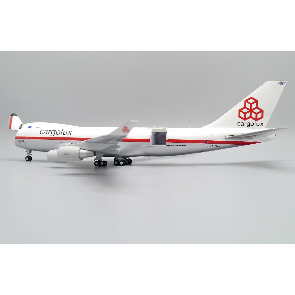 1/200 747-400F(ER) カーゴルックス航空「レトロ」塗装 LX-NCL