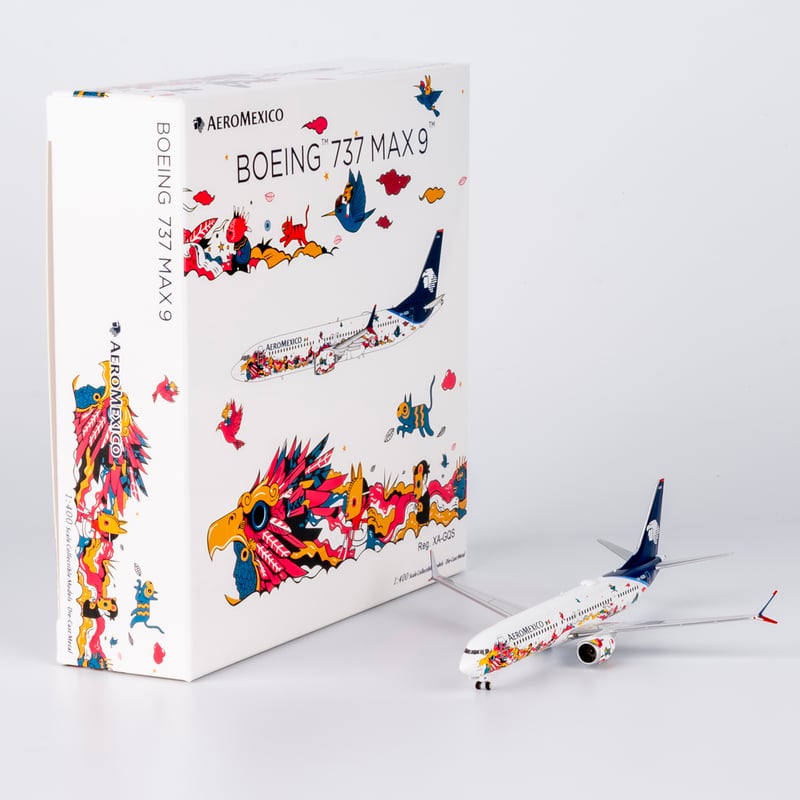 1/400 737 MAX9 アエロメヒコ航空「Kukulcán」 XA-GQS Aeromexico Boeing 737 MAX 9 