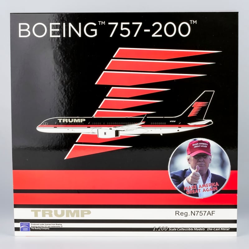 1/200 757-200/w トランプジェット「old tail」