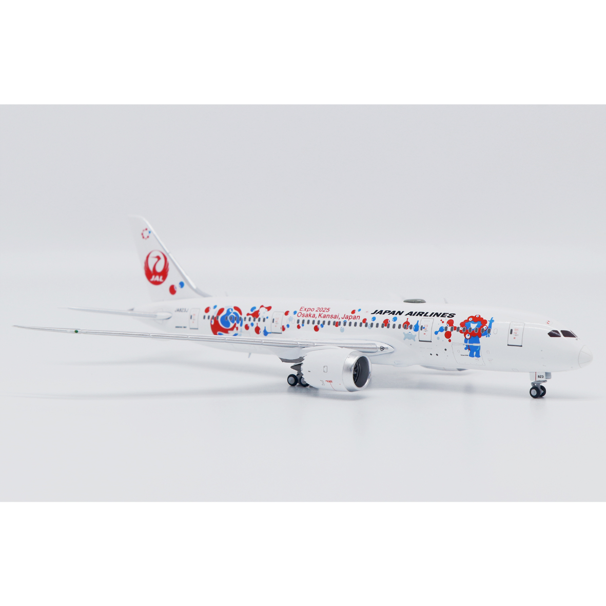 Boeing 787-8 JAL JA823J ミャクミャクジェット1:400 Japan Airlines (JAL) 787-8 Dreamliner JA823J (Expo 2025