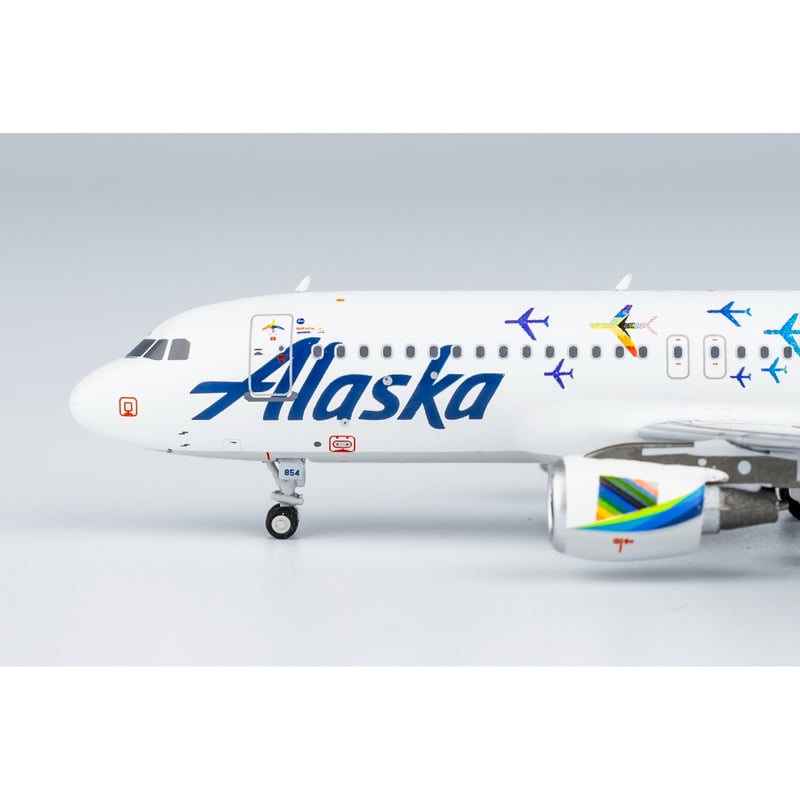 お取り寄せ商品】1/400 A320-200 アラスカ航空「fly with