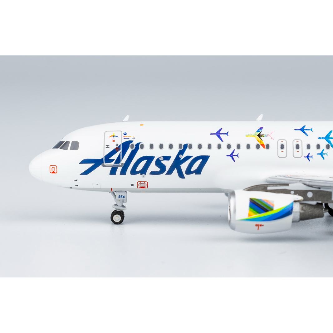 お取り寄せ商品】1/400 A320-200 アラスカ航空「fly with