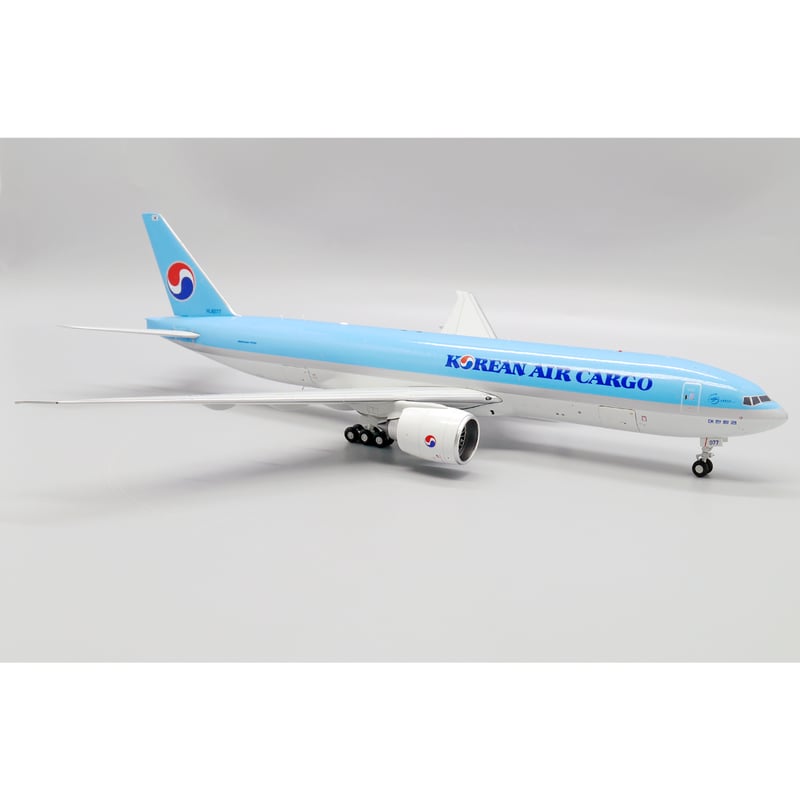 お取り寄せ商品】1/200 777F 大韓航空 HL8077 貨物ドア開閉選択