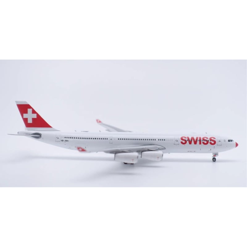 スイスインターナショナル A340-300 HB-JMA 1/400 1/400 A340-300 スイス国際航空 「レッドノーズ塗装機」 HB-JMA