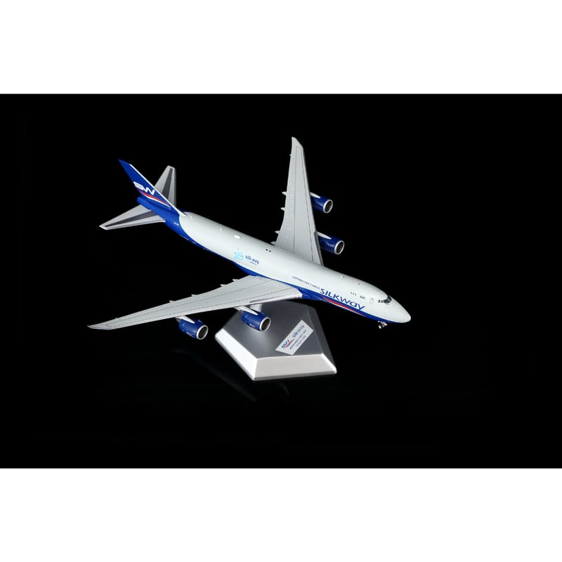 お取り寄せ商品】1/400 747-8F シルクウェイ・ウェスト・エアラインズ