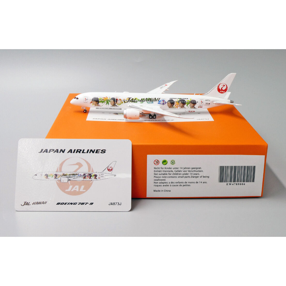 非売品・新商品情報】1/400 B787-9 JAL ハワイ「嵐ジェット」JA873J | 