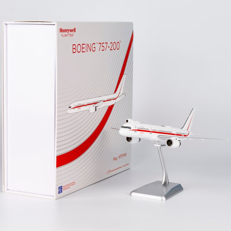 【レア】NG 1/200 ハネウェル試験機 B757-200 N757HW お取り寄せ商品】1/200 757-200 ハネウェル試験機[旧塗装] (テ