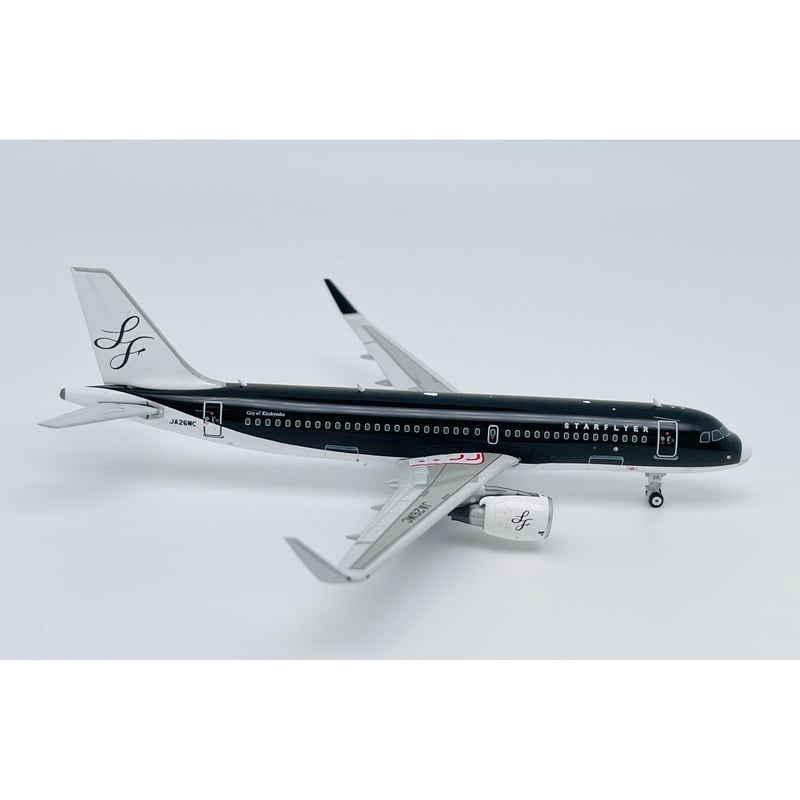非売品・新商品情報】1/400 A320 スターフライヤー JA26MC |